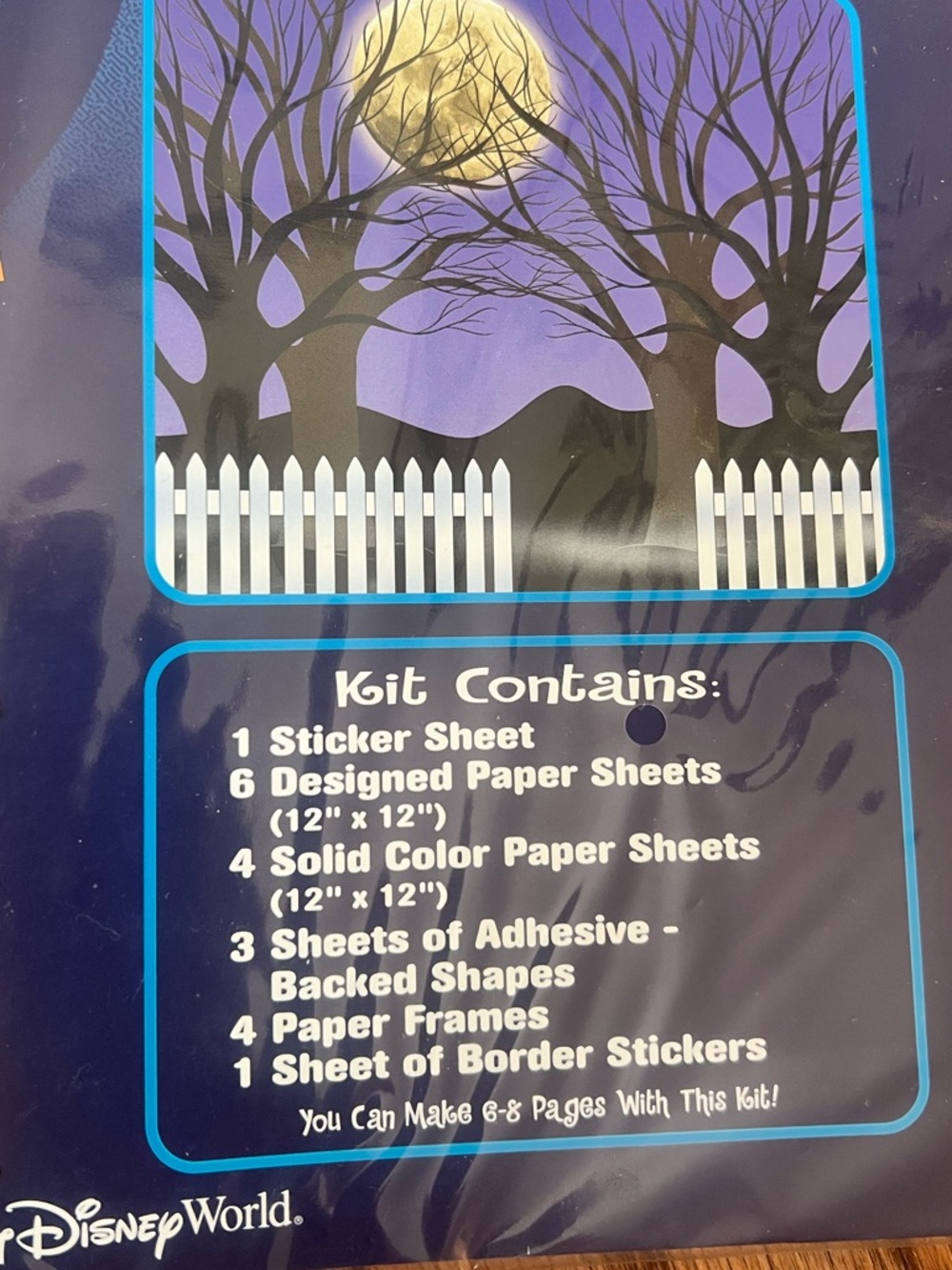 Capture The Magic Halloween Scrapbooking Kit - Disney New - Picture 3 of 5